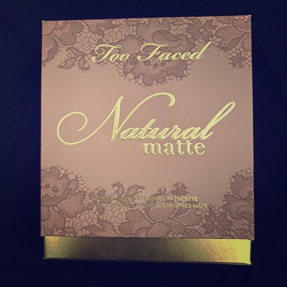 NIB Too Faced Natural Matte Eyeshadow Palette